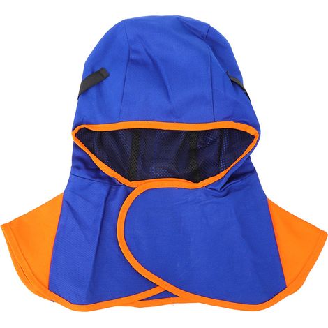 Capuche respirante anti-poussière ignifugée pour soudage électrique, protection cou, casque de soudeur (1/5)