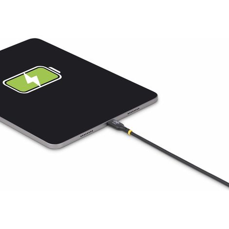 StarTech.com Cavo di Ricarica USB-C da 4m, cavo USB-C certificato USB-IF, 240W PD EPR, cavo trasferimento dati USB 2.0 Tipo-C per laptop, rivestimento in TPE, M/M
