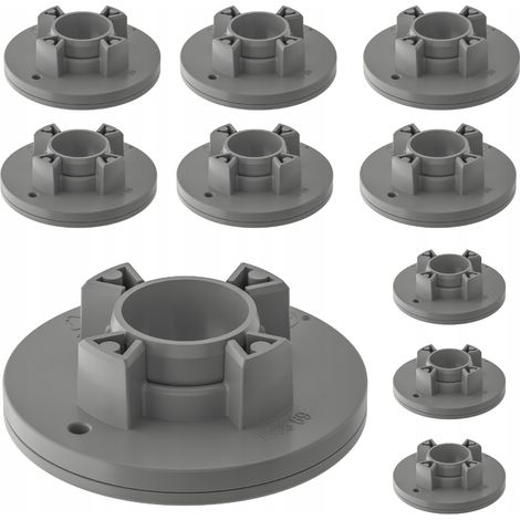 10 coussinets d'isolation acoustique en caoutchouc pour pieds Hafele Axilo (1/4)