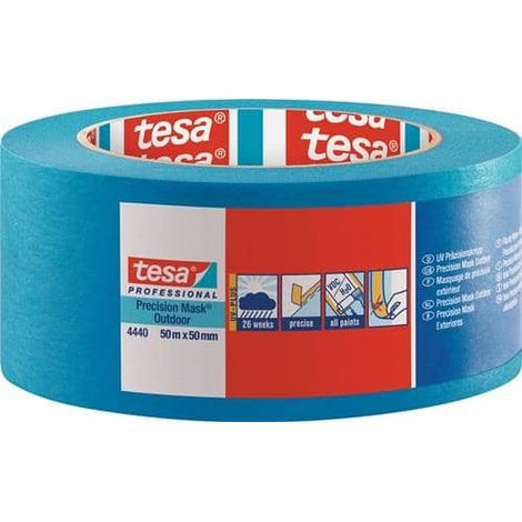 tesa PRECISION OUTDOOR 04440-00004-00 Kreppband tesa® Professional Blau (L x B) 50 m x 50 mm 1 St.