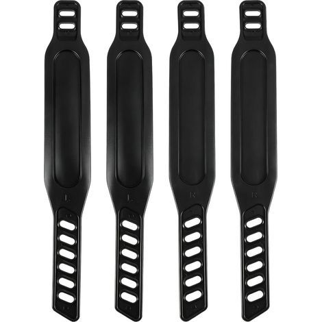 Pairs of Adjustable Bicycle Pedal Straps, Universal Straps for Home Trainers and Fitness Bikes, Pedal Accessories with Anti-Slip Grip (1/5)