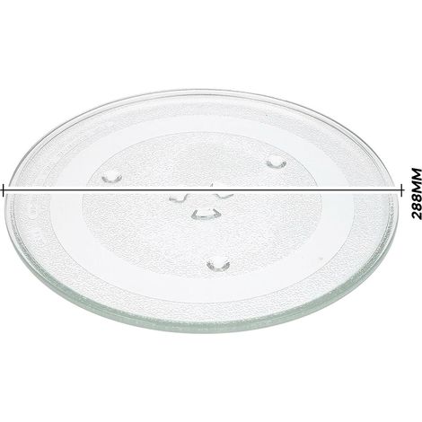 Piatto Vassoio Girevole in Vetro [ULTRA GLASS] Compatibile con Microonde Samsung a altri Marchi con Diametro 288 Millimetri, Qualità Garantita (1/5)