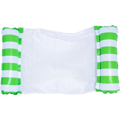Wasserspiel-Liegestuhl, Schwimmbett-Sofa, aufblasbarer Schwimmkreis für Erwachsene (Pumpe inklusive)