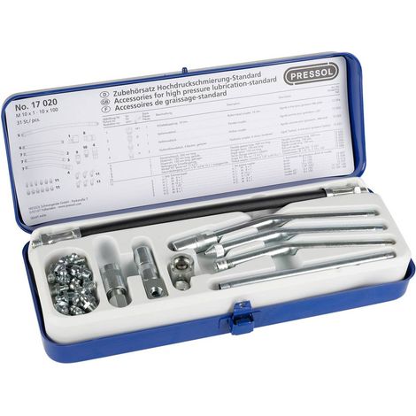 Pressol 17020 Kit accessori per ingrassatori a siringa
