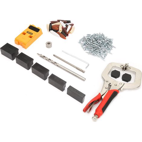 Kit de gabarit de perçage incliné, guide de perçage pour le travail du bois, gabarit de perçage incliné (1/5)