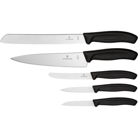Victorinox Swiss Classic couteaux de cuisine noir 5 pièces (1/3)