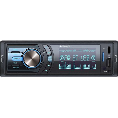 Caliber Autoradio RMD057 - Autoradio avec BT/USB/SD/AUX/FM – 1 DIN – Appels mains libres – Port de chargement USB – 4x75W