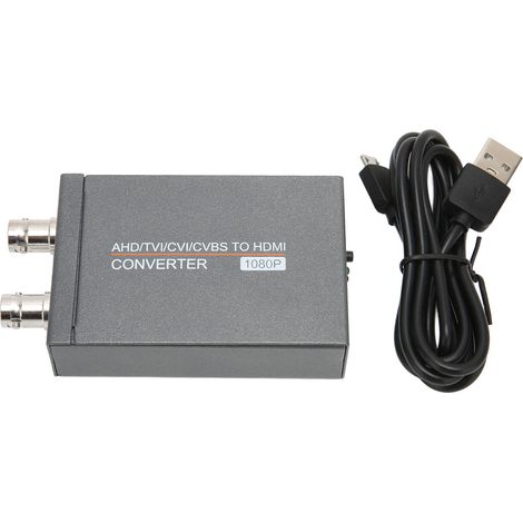 Convertisseur Vidéo BNC vers HDMI Haute Définition 720P/1080P/4K pour Caméras de Surveillance (1/5)