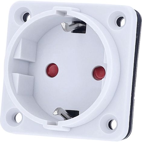 AS Schwabe 45084 Einbau-Steckdose IP20 Grau