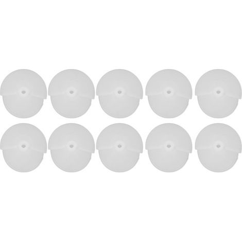 10 embouts d'amplificateur auditif en silicone souple, forme corne, transparents - Accessoires pour appareils auditifs (1/5)
