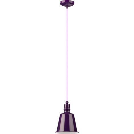 Premier Housewares Purple Pagoda Pendant Light (1/2)