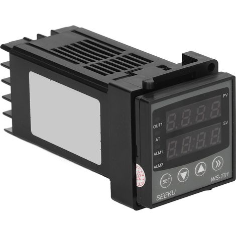 Régulateur de température PID à affichage numérique, boîtier ABS, contrôle intelligent de la température, alimentation CC 24 V (1/5)
