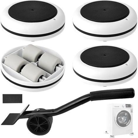 Kit de elevación de muebles, alta capacidad de carga, diseño antideslizante, ruedas móviles multifuncionales para un movimiento sin esfuerzo (1/5)
