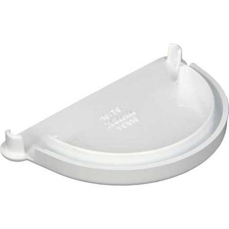 Nicoll – Raccord pour gouttière symétrique 16 blanc – PVC à coller – Finition propre et fonctionnelle – Certifié ISO9001 (1/4)
