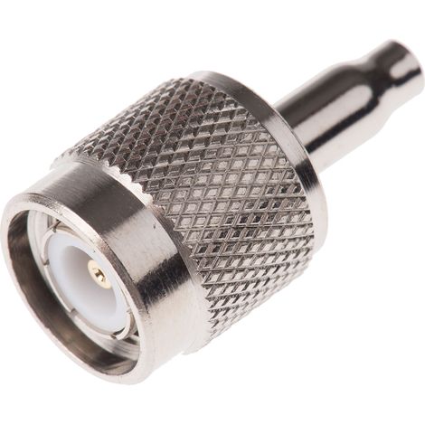 Connecteur coaxial RS PRO Mâle Droit, raccordement A sertir 50O Montage sur câble ( Prix pour 1 )
