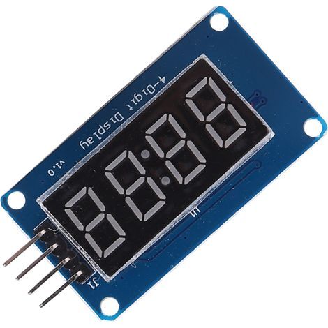 Digitale LED-Anzeige, Anzeigemodul, einstellbare Helligkeit, 7 Segmente, 4-stellig, für 4 Befestigungslöcher, 30 A/80 A (1/5)