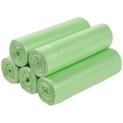 Trash Bags 100PCS Small Trash Can Liner for Countertop Trash Can Garbage/Waste Bags, Thick, for Food/Household/Garden(60X50cm) (1/5)