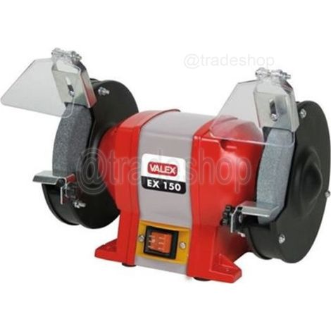 TrAdE Shop Traesio - Smerigliatrice Da Banco Doppia Ex150 Mola Pietra Affila 250 Watt Valex 1400114 -