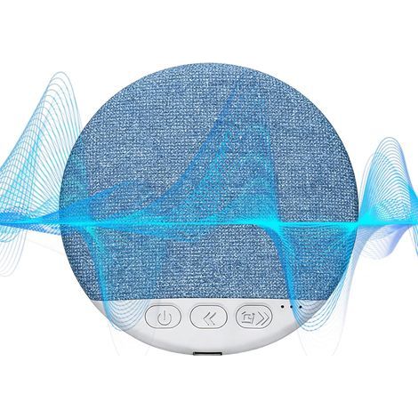 Oreiller avec enceinte intégrée pour un sommeil réparateur Enceinte à conduction osseuse sans fil avec son haute fidélité 5,4 GHz Machine à bruit blanc portable avec arrêt automatique pour les perso (1/5)