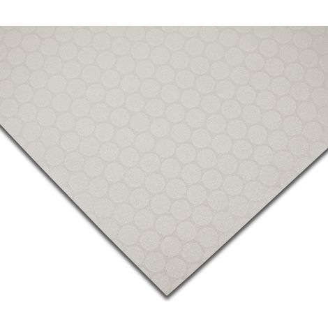 CV-Belag Fairplay Zuschnitt Kreise Weiß 100 x 100 cm