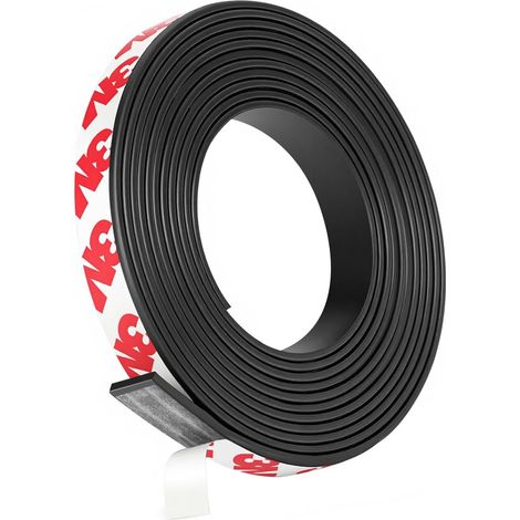 2M Bande Magnétique Adhesive, 1CM x 1.5MM Aimant Autocollant (1/5)