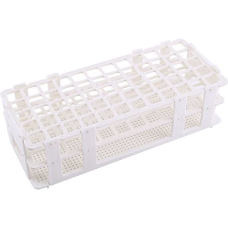 Support de tubes à essai en plastique, 60 trous, support de rangement pour laboratoire, 3 niveaux, trou de 16 mm, 1 pièce (1/5)