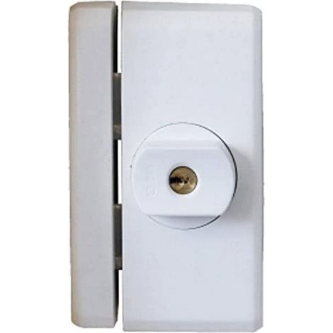 Serrure de Fenêtre FTS96A AL0145 - Verrou avec Mécanisme de Verrouillage Intuitif et Alarme, à Verrouillage Identique - Niveau de Sécurité 10 - 78560 - Blanc (1/3)
