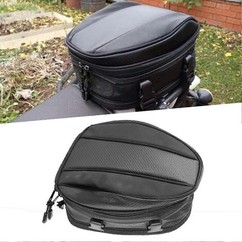 Sacoche arrière de moto étanche pour casque, sacoche de selle arrière, sacoche de selle arrière, sacoche de selle arrière, sacoche de selle arrière, sacoche de selle arrière de moto (1/5)