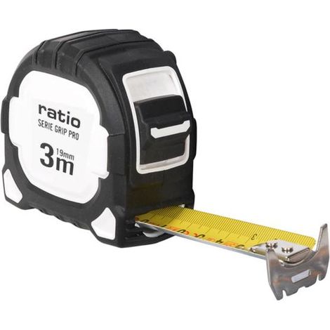 Flexómetro RATIO Grip Pro 3m x 19mm - (1/5)