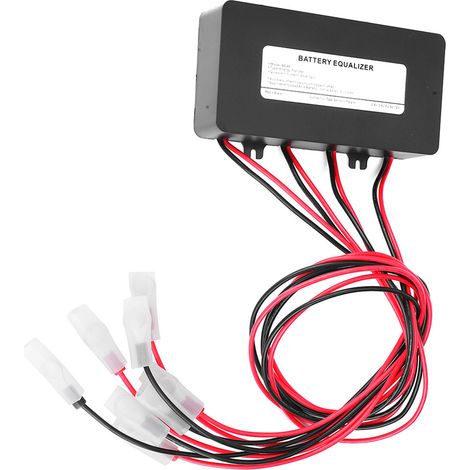 Équilibreur de batterie noir pour système solaire avec protection contre l'inversion de polarité 48 V (1/5)