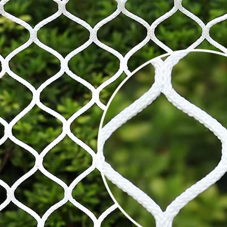 Filet De Protection Enfant, Filet de Sécurité Blanc, Enfants Filet de Protection D'escaliers en Nylon pour Balcons Terrasses Fenêtres, Filet de Clôture Décoratif 1.5 3m (1/5)