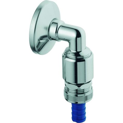 WAS-Schlauchanschlussbogen 41126 DN15 mit Rohrbelüfter eigensicher chrom (1/5)