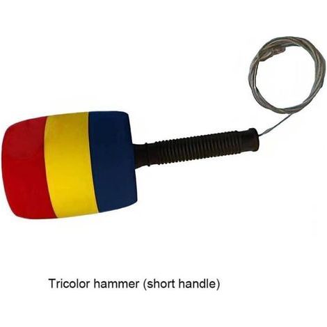 Marteau éponge Doux Jeu pour Enfants Frapper Outil de Frappe marteaux antidérapants Accessoires de Jeu lavables pièces de Rechange, Manche Court (1/4)
