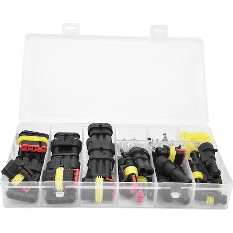 Kabelverbinder-Set, wasserdicht, Kfz-Elektrik, Sortiment an Steckern und Buchsen