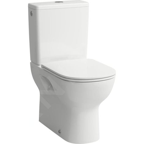 Laufen Lua - WC cuvette à poser, Rimless, vidage Vario, LCC, blanc H8240814002311 (1/3)