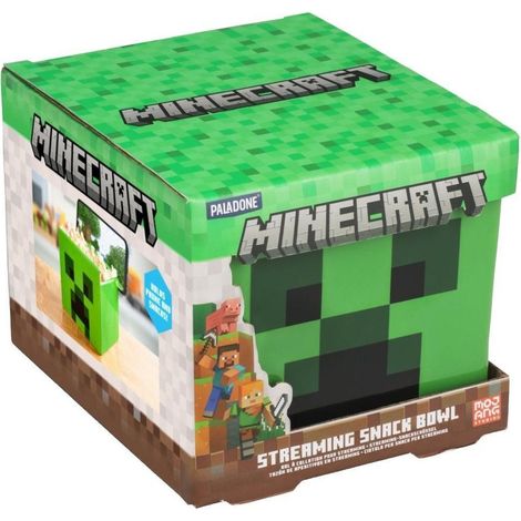 Paladone Bol Creeper Minecraft vert avec support téléphone (1/5)