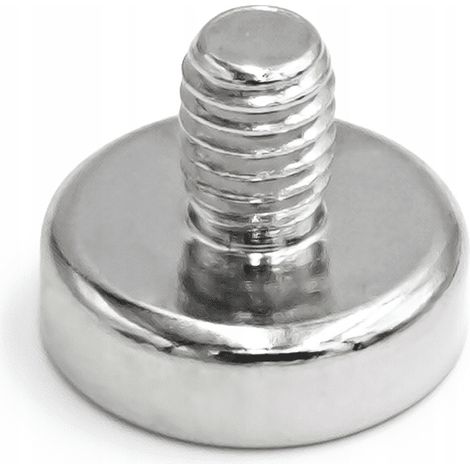 Neodym-Magnethalter im Gehäuse, Außengewinde 16x5mm M6
