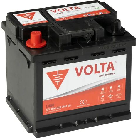 Batería de Coche Volta 45Ah 360A EN Standard L450I +Izq