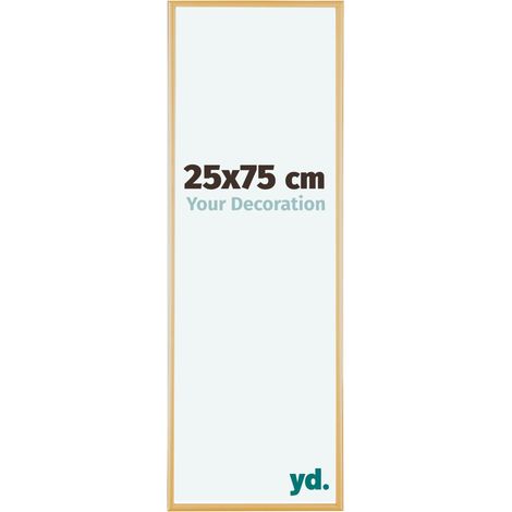 yd. - Cadre photo 25x75 - Or Vintage - Aluminium - Kent