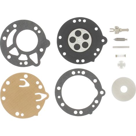 Kit réparation membranes et joints carburateur adaptable ZAMA pour modèle carburateur C1Q monté sur STIHL 08, 070, 090, TS350S, TS360AVS et autres. Remplace origine: RB-42