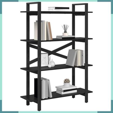 Étagère - 883940 - Chêne noir - Bois d'ingénierie - 100 x 33,5 x 140 cm (1/5)