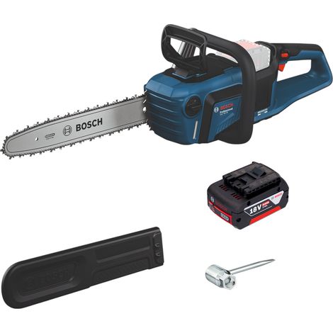 Bosch GKE 18V-40 Professional Tronçonneuse à chaîne sans fil 18 V 40 cm Brushless ( 06008D3000 ) Solo - sans batterie, sans chargeur