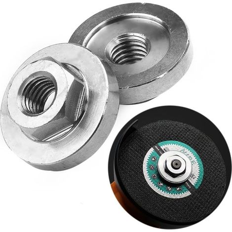 Set 2 teiliges Metall Ersatzmuttern Set M10 30 x 17 x 10 mm