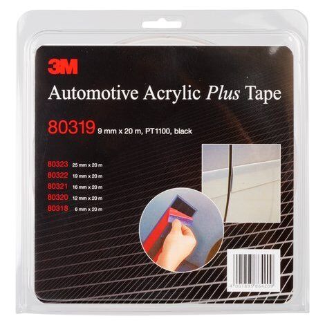 TAPE 3M 80319 BIADESIVO SOUS PLAQUETTE THERMOFORMEE 9 mm X 20 m