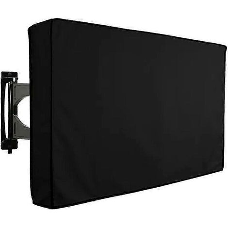 Schutzhülle aus wasserdichtem Oxford-Gewebe für 70-75 Zoll große Fernseher im Außenbereich, geeignet für die Wandmontage. (1/5)