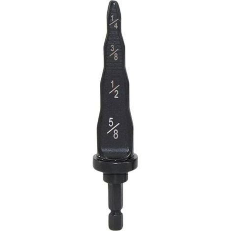 Outil de sertissage de tuyau en cuivre Extenseur métrique anglais pour poignée hexagonale perceuse manuelle Tube Expander (1/4)