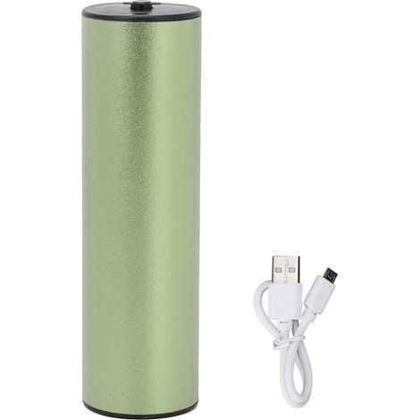 Chauffe-mains électrique portable 2000mAh, rechargeable, chauffe rapide, mini format, batterie haute capacité, vert (1/5)