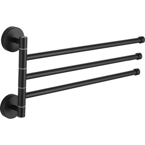 Mexen tresillo giratorio para toallas, negro - 7039243-70 (1/2)