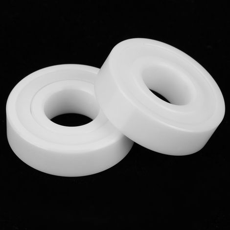 2 roulements à billes étanches en zircone tout céramique 6001-2RS, 12 x 28 x 8 mm (1/3)