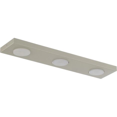 [GEBRAUCHT] B-Ware Deckenlampe Hero Deckenleuchte Lampe beige Stahl 55 x 12 cm GX53 dimmbar (1/2)